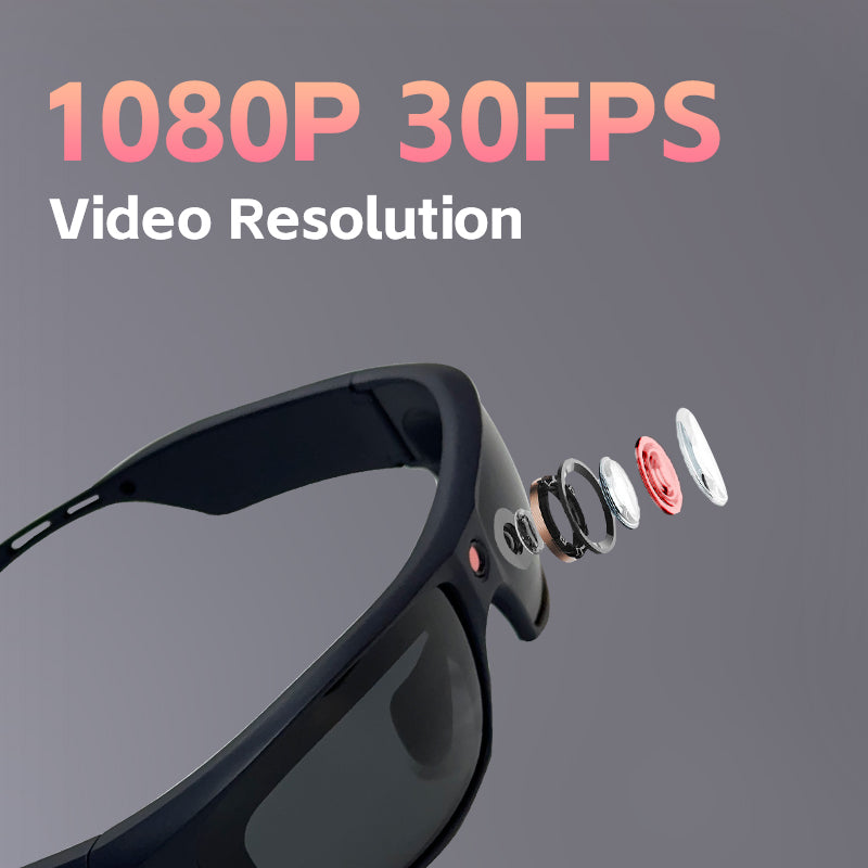 UV 400 sunglasses Outdoor Sports Video Smart Glasses