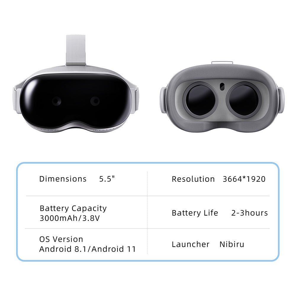 Portable Lightest 3D VR Glasses  Vision PRO with Eye Tracking