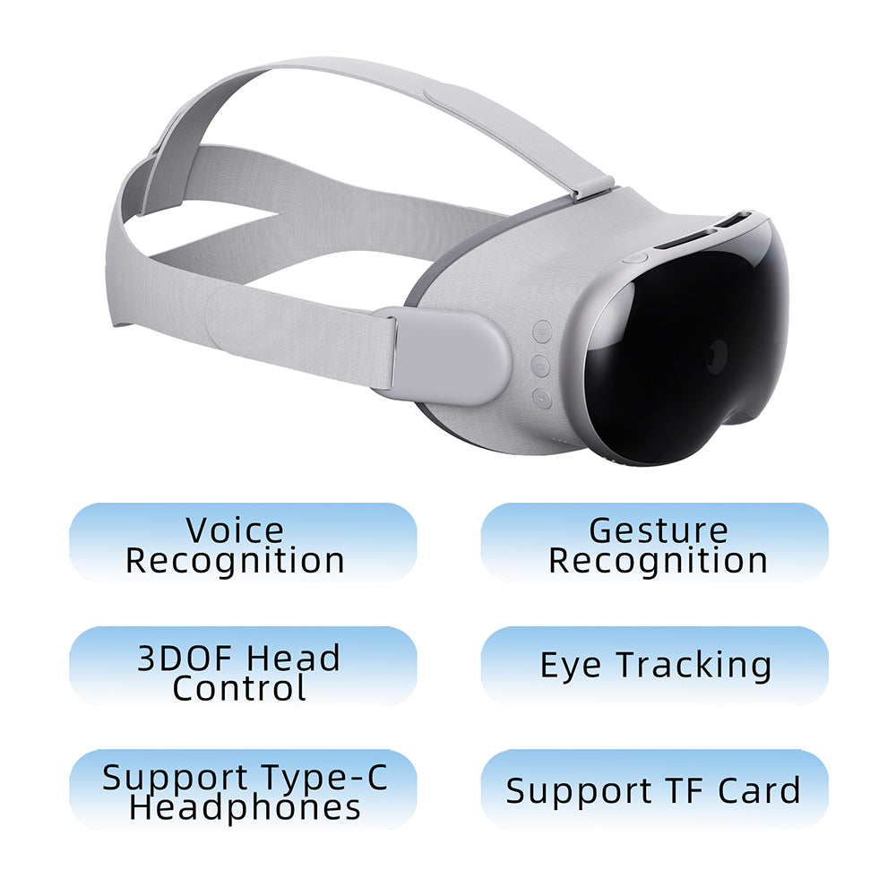 Portable Lightest 3D VR Glasses  Vision PRO with Eye Tracking